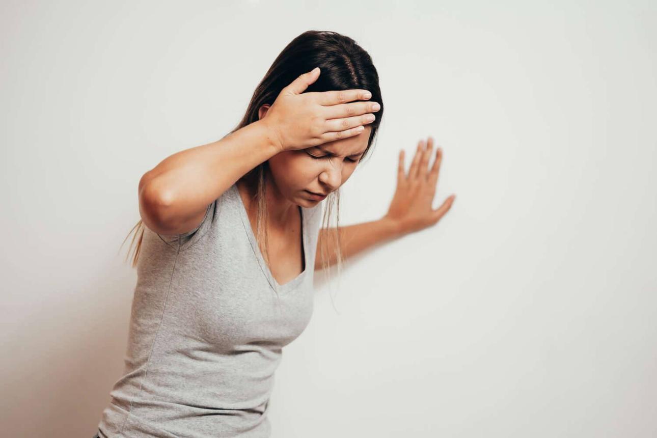 Patient experiencing dizziness associated with headaches